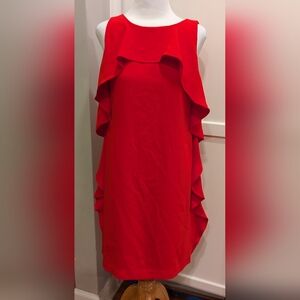 Trina Turk Dress with Ruffle Front (Size 4)